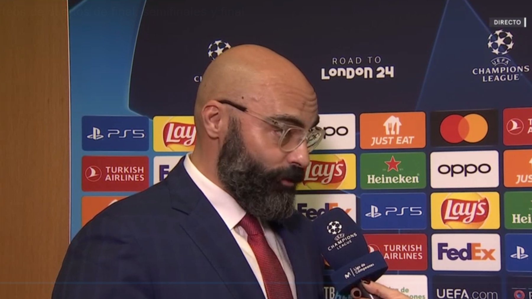 Carlos Bucero, en una entrevista.