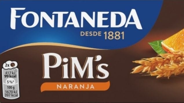 partículas metálicas en galletas Pim’s de Fontaneda