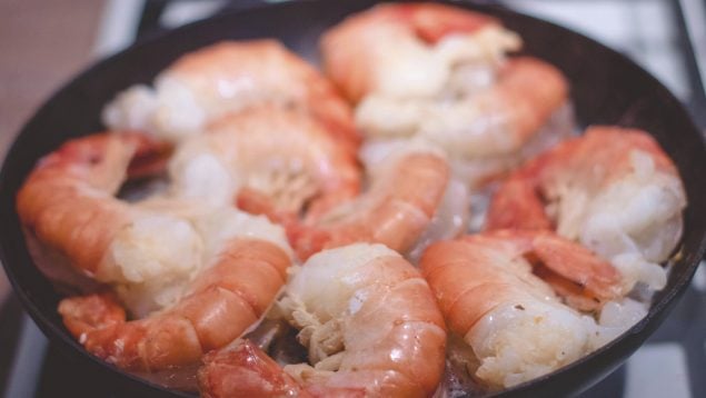 Gambas a la plancha
