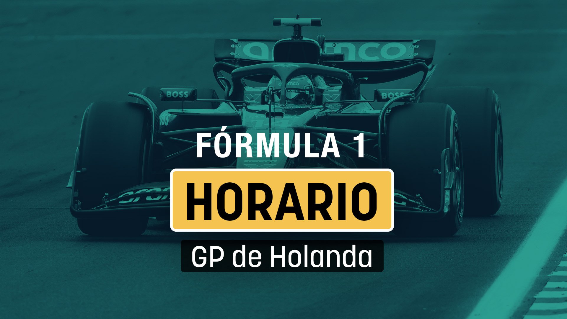 GP de Holanda de F1: horario y dónde ver la carrera de Fórmula 1 en directo online y por TV en vivo.