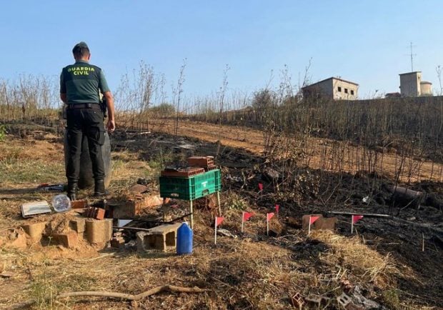 incendio, detenido, anciano, hoguera, cocinar, León, Guardia Civil, sucesos