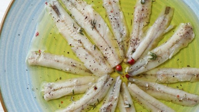 Receta de boquerones
