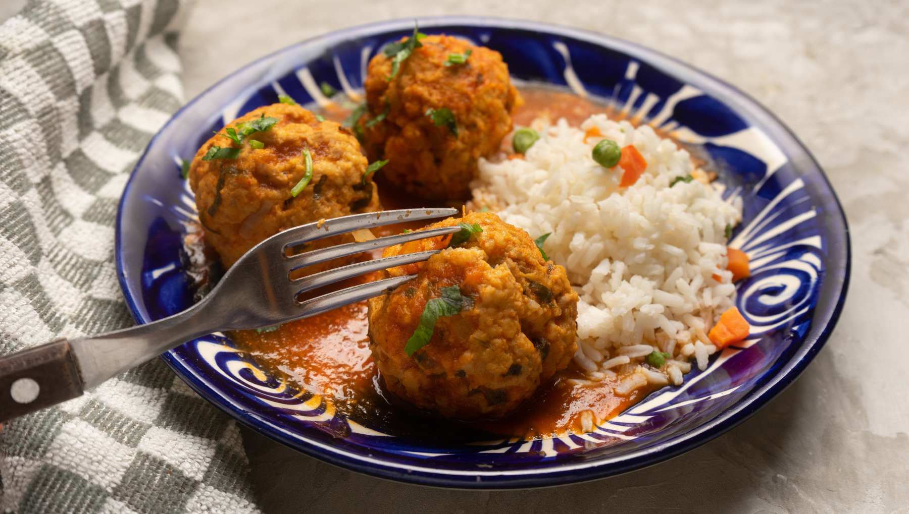 Albóndigas en salsa.