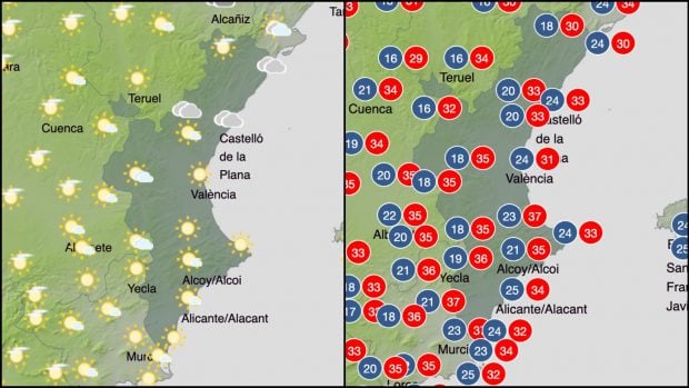 Aviso urgente de la AEMET por lo que llega hoy a la Comunidad Valenciana: las zonas afectadas
