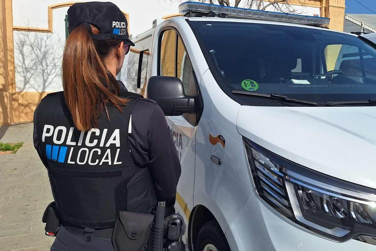 Una agente de la Policía Local de Palma.