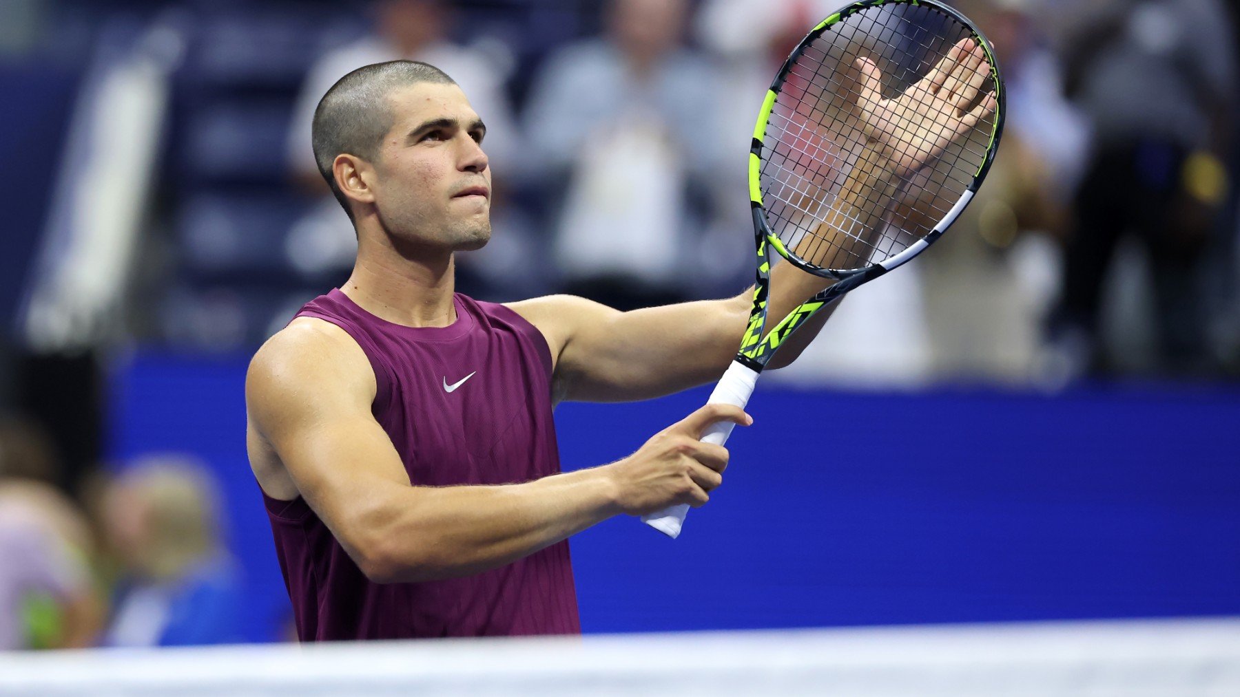 Carlos Alcaraz, en el US Open 2025. (Getty)
