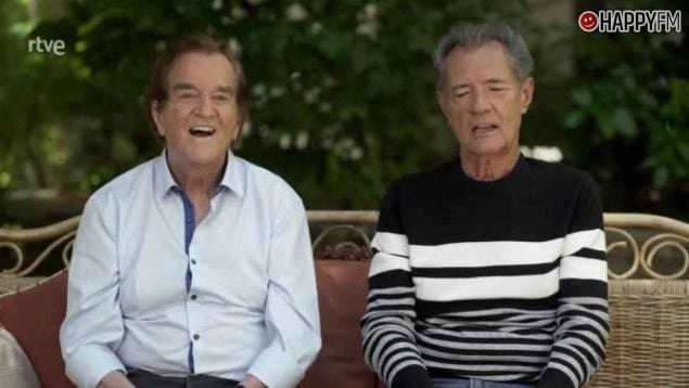 Manolo de la Calva y Ramón Arcusa, componentes de Dúo Dinámico (RTVE).