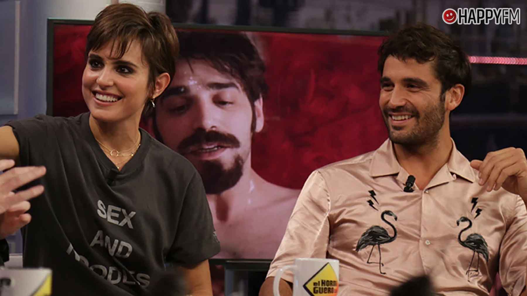 Verónica Echegui y Álex García en una visita a El Hormiguero (Atresmedia).