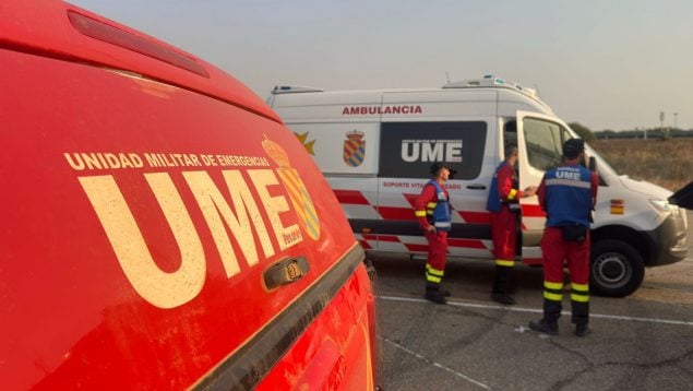 UME Incendios Orense