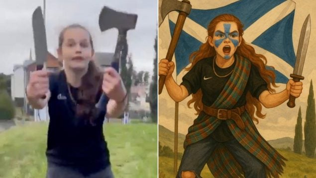 Detienen a una menor por defender a su hermana de un inmigrante que las acosó: ahora es la heroína del hacha