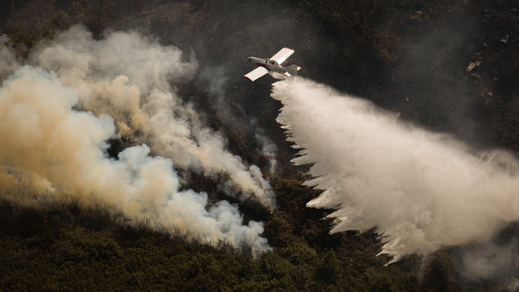 Trece incendios siguen activos en Orense, León y Asturias: la mayoría con evolución favorable