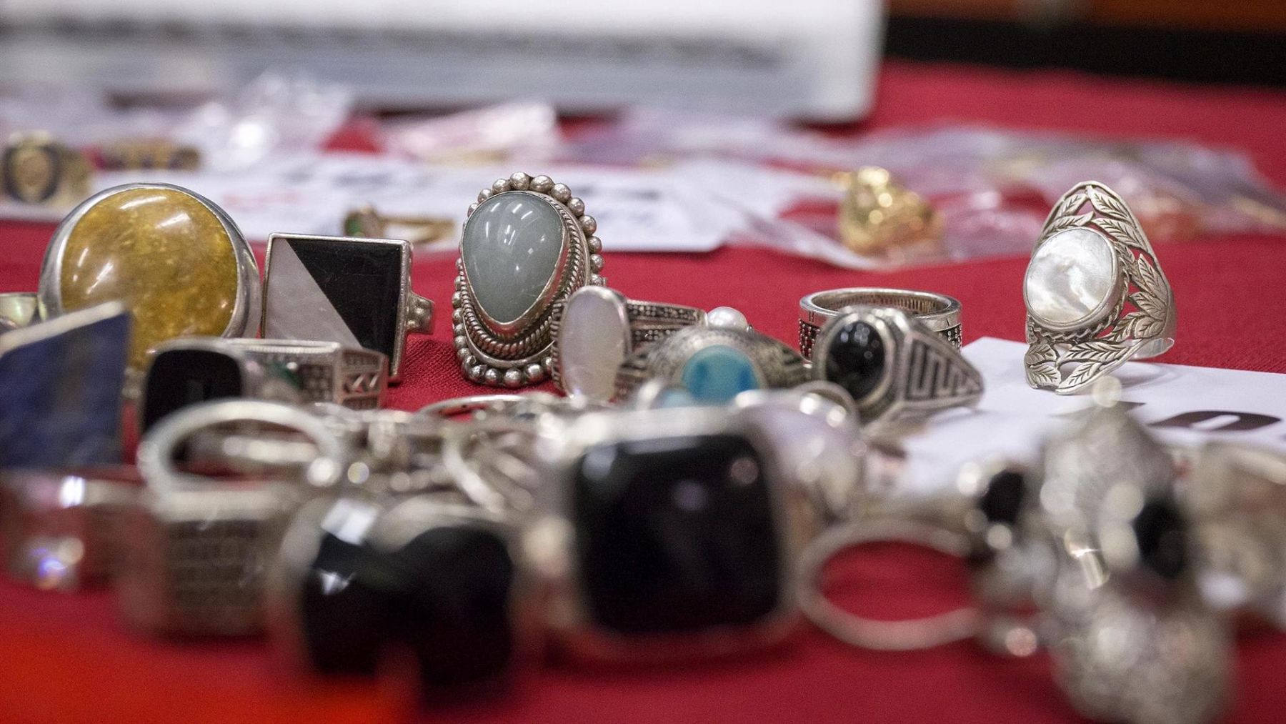 Objetos y joyas extraviadas.