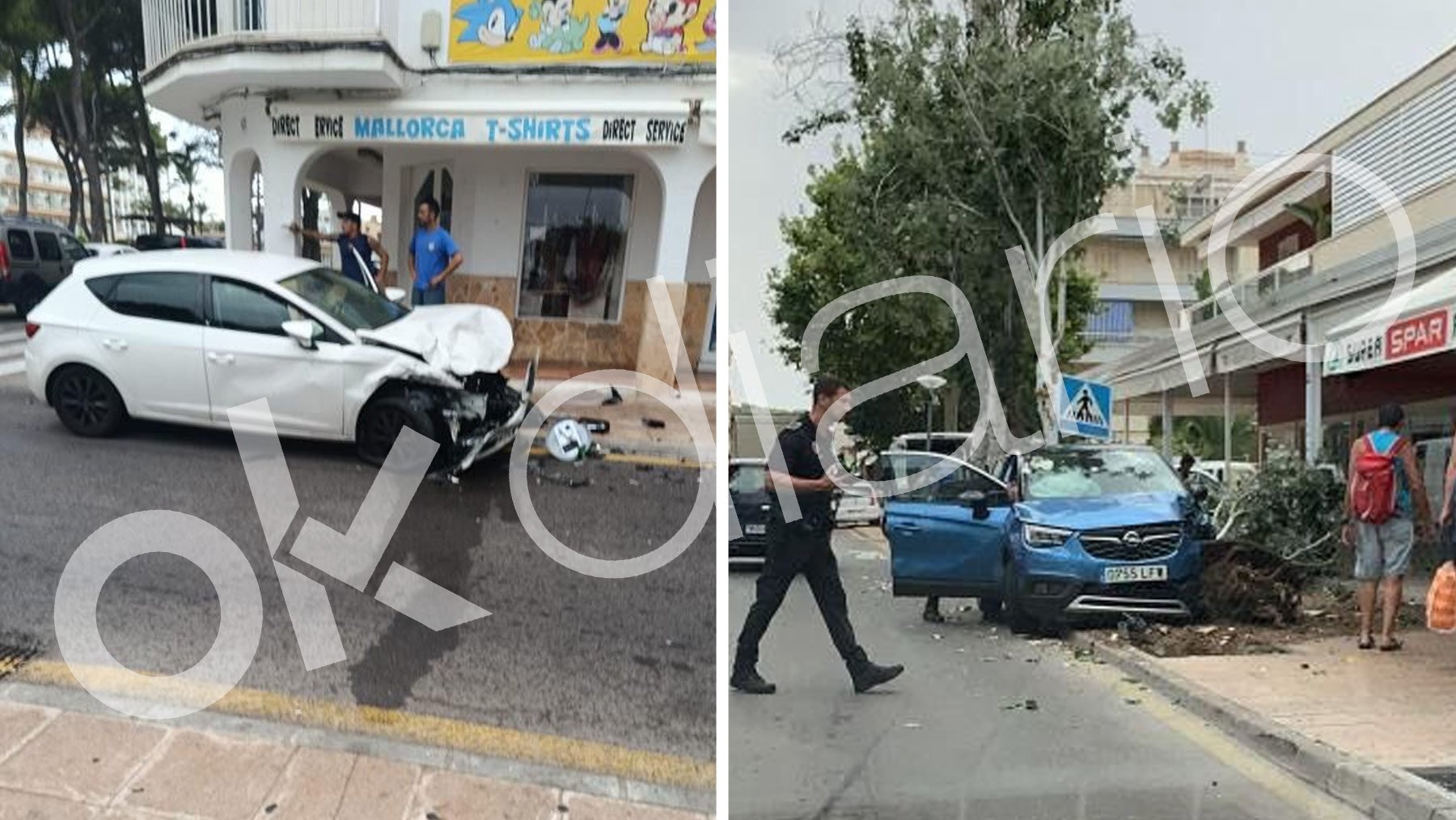 Accidente en Cala Rajada: una mujer hospitalizada tras ser embestida por un conductor drogado