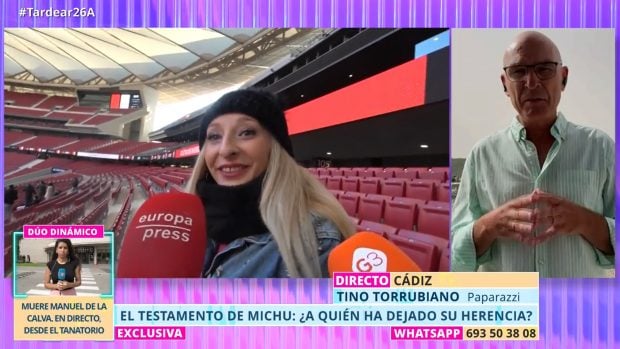 Tino Torrubiano da a conocer el testamento de Michu en TardeAR. (Mediaset)