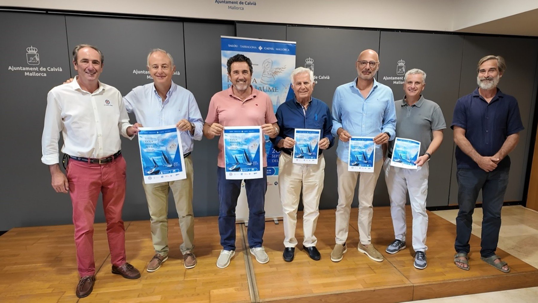 Un momento de la presentación de la regata.