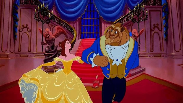 La película de los 90 que enseña grandes valores a los hijos, mejores películas de animación para educar en valores, película de los 90 que enseña valores, películas de disney para educar, valores educación la bella y la bestia.