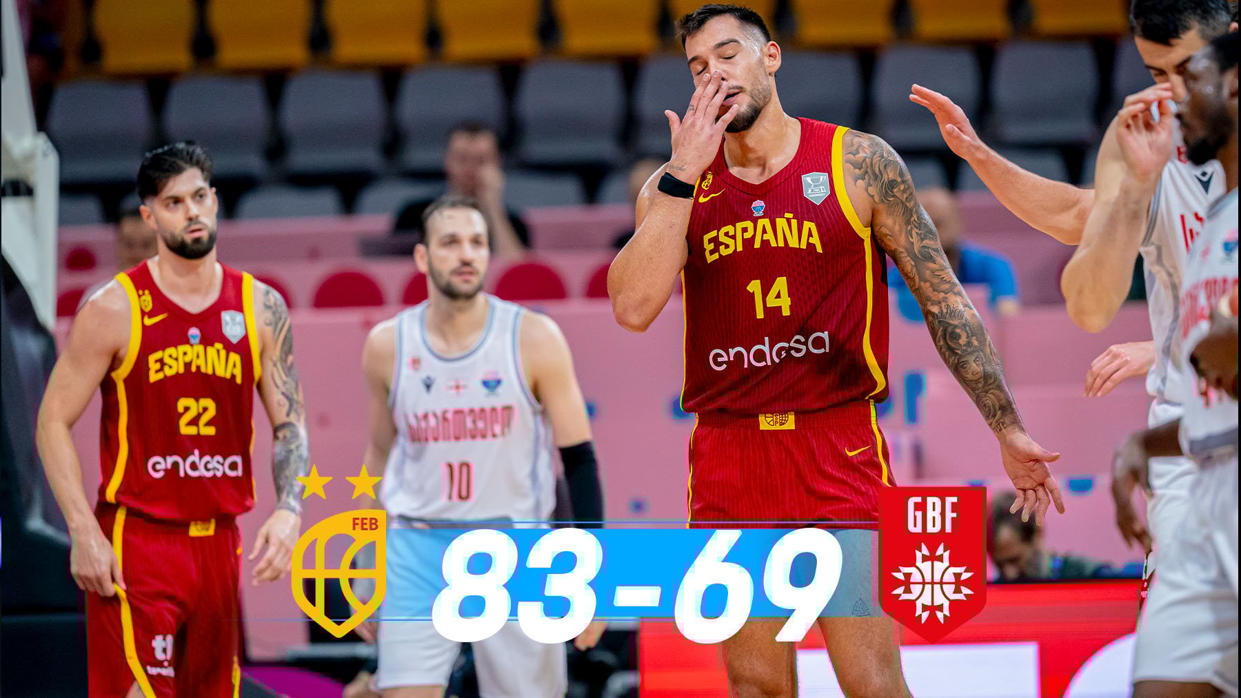 Georgia baila a España en el debut del Eurobasket