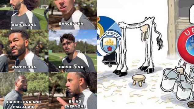 Los mejores memes del sorteo de la Champions.