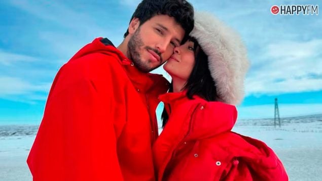 Sebastián Yatra y Aitana en su última colaboración musical. (Instagram)