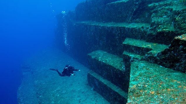 ciudad sumergida bajo el Caribe