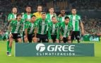 Once del Real Betis en su último partido en casa.