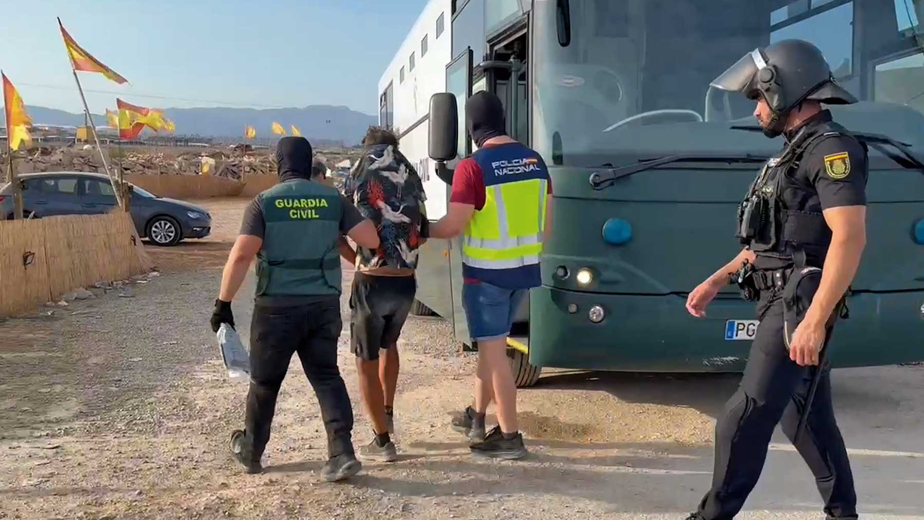 Espectacular operación en Son Banya contra el tráfico de cocaína de los United Tribuns