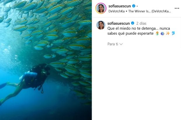 Sofía Suescun en Instagram.