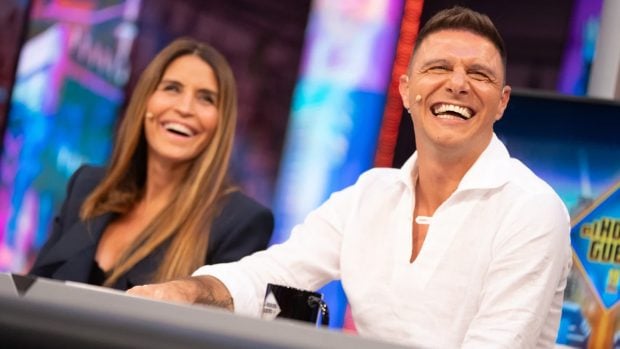 Susana Saborido y Joaquín Sánchez en El Hormiguero. (Atresmedia)