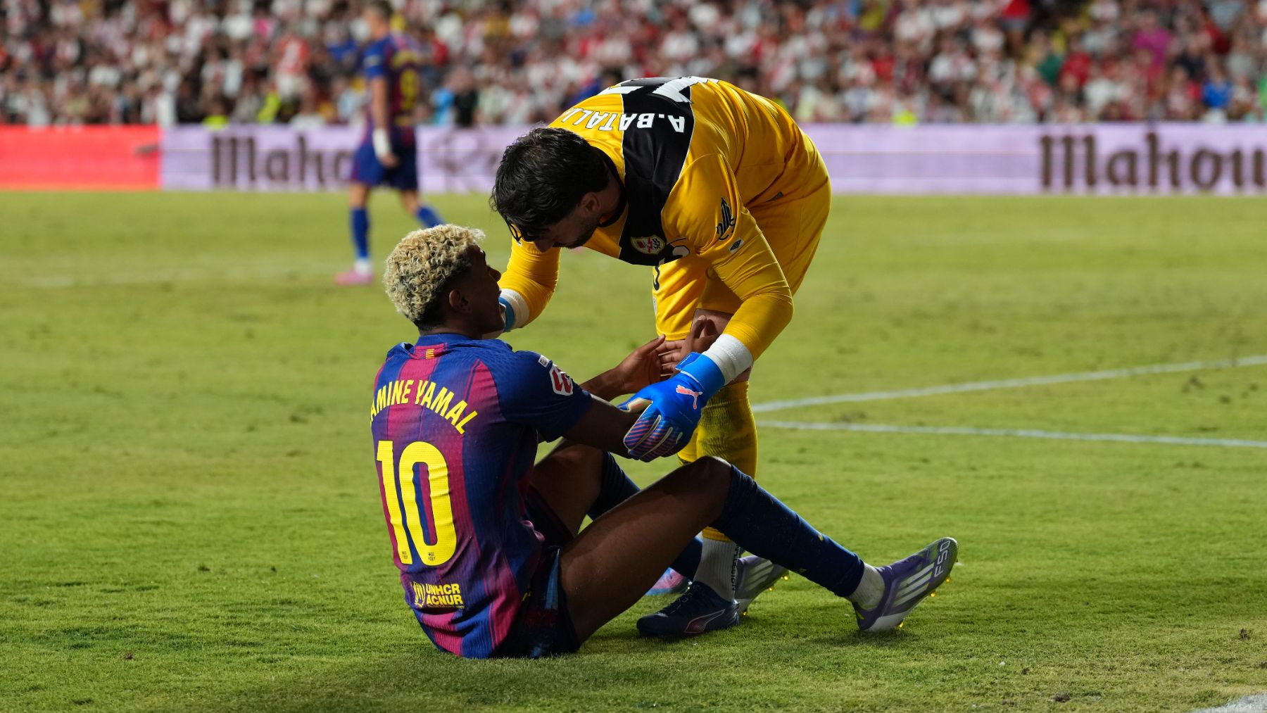 Batalla y Yamal. (Getty)