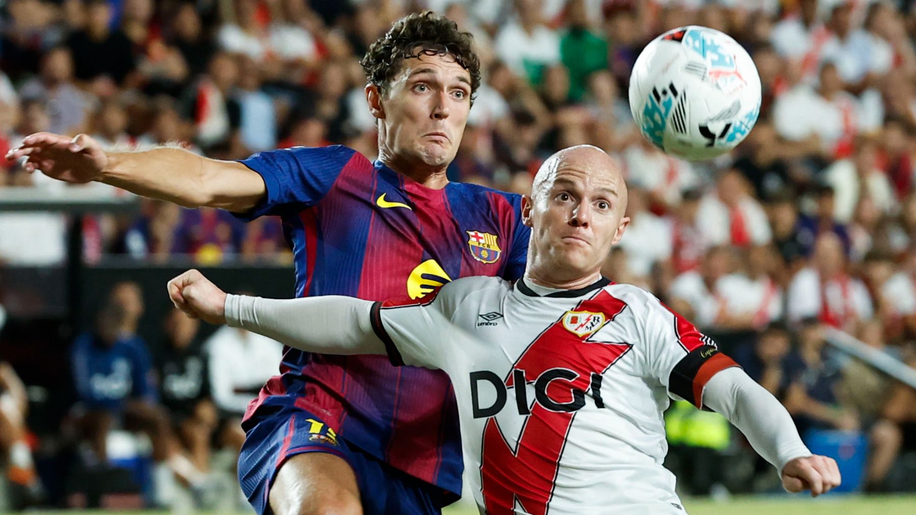 Isi Palazón, en el partido ante el Barcelona. (EFE)