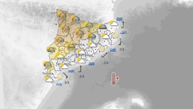 Meteocat lanza su aviso más serio sobre el muro de nubes que avanza en Cataluña: «no es normal y amenaza con lo peor»
