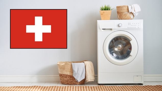 Lavadora en Suiza