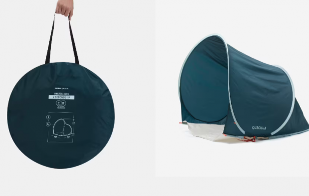 Refugio de camping Quechua de Decathlon
