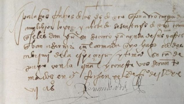 Manuscrito, Hernán Cortés, hallazgo