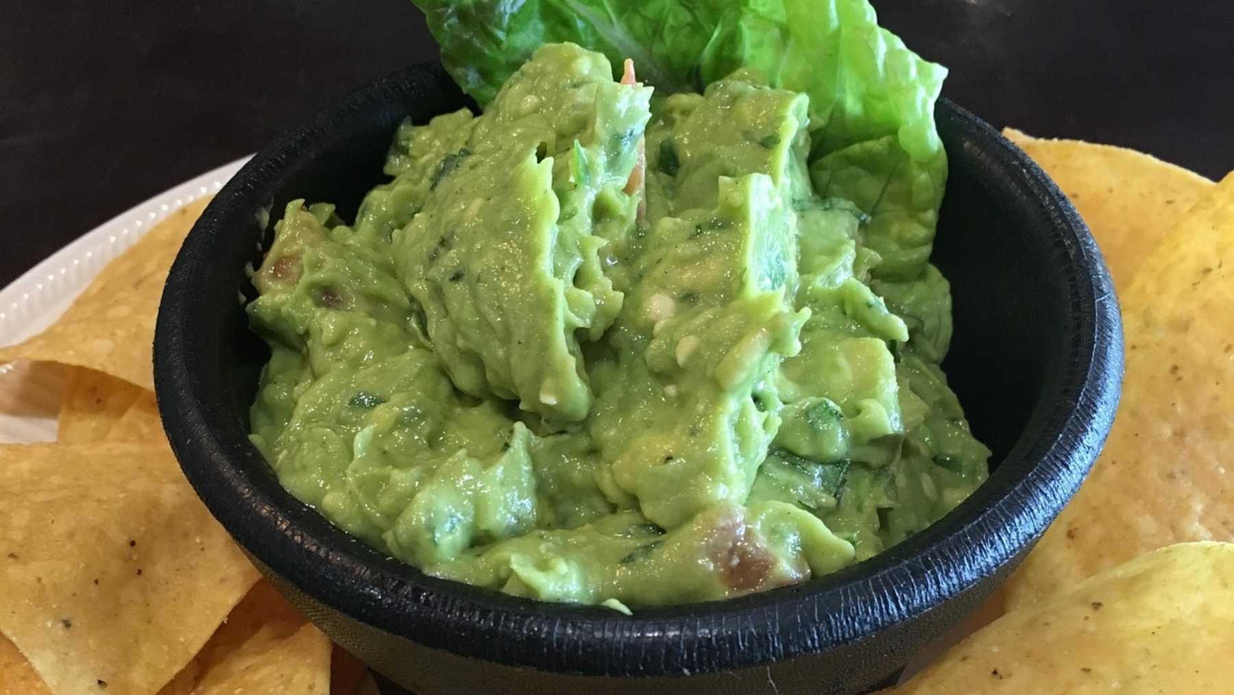 Guacamole receta española.