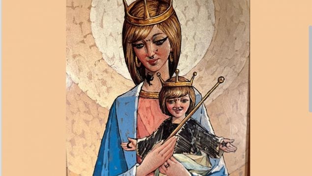 profanación virgen Huesca