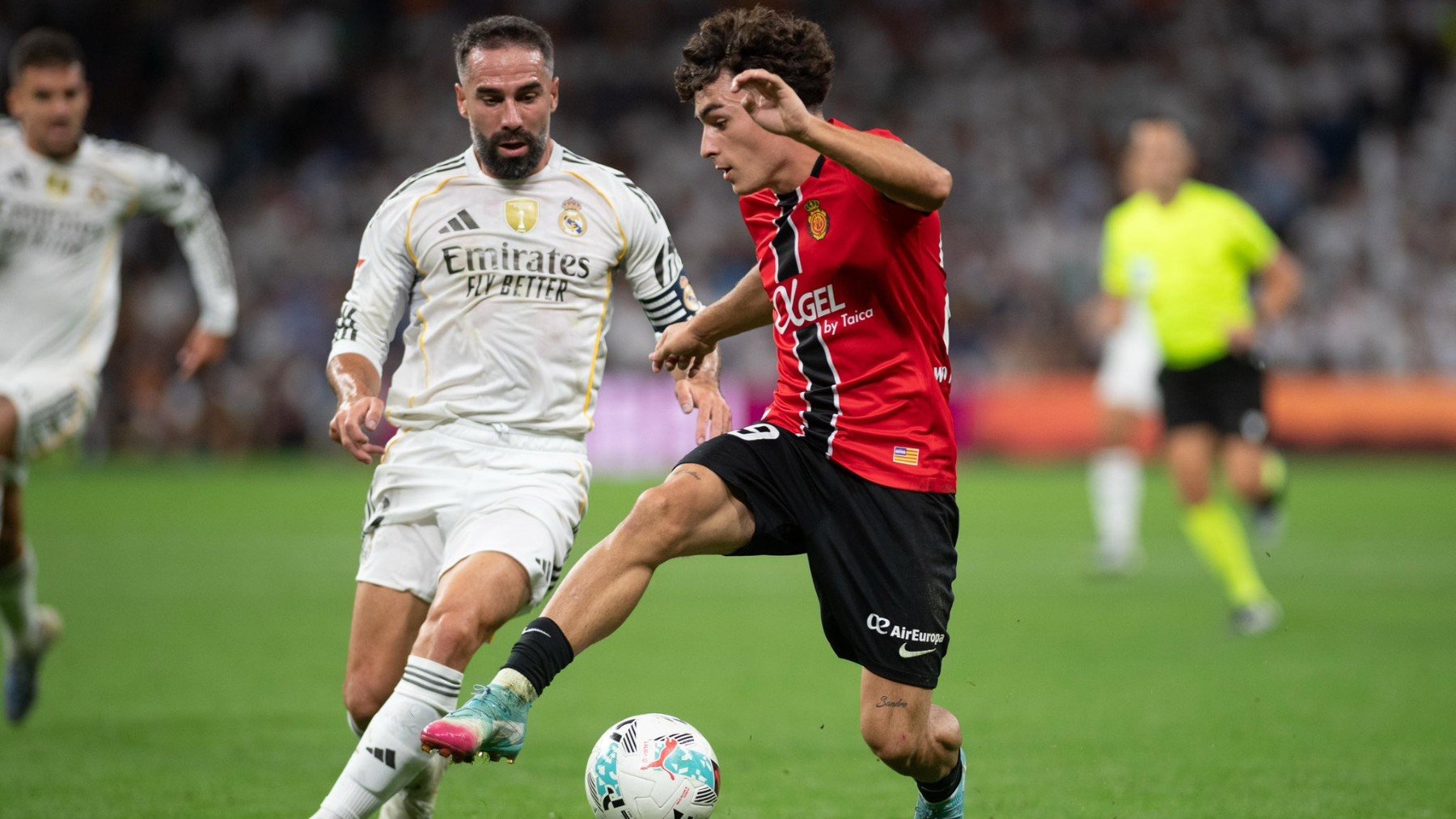 Jan Virgili, en el Bernabéu.