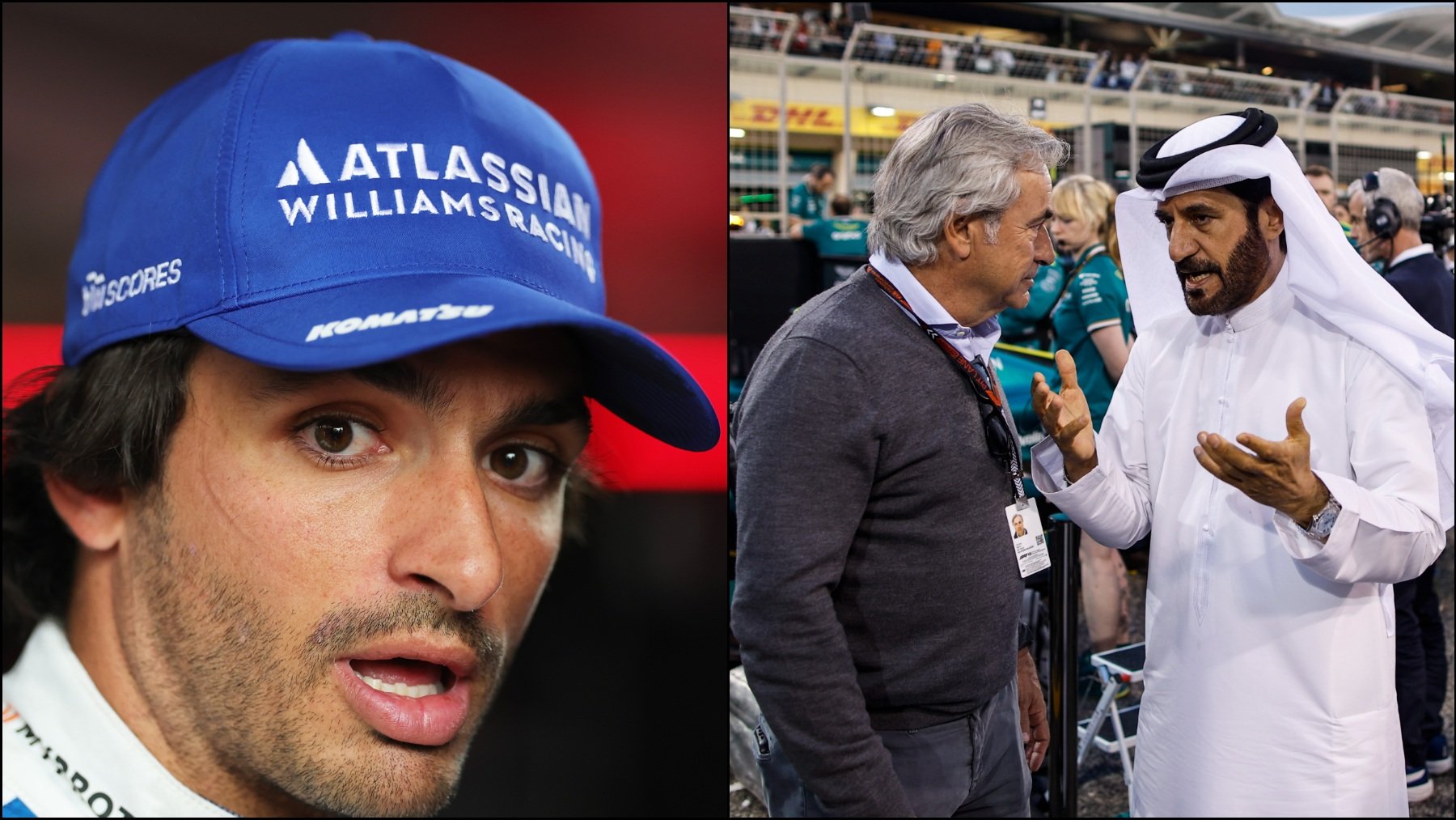 Los Sainz y Sulayem.