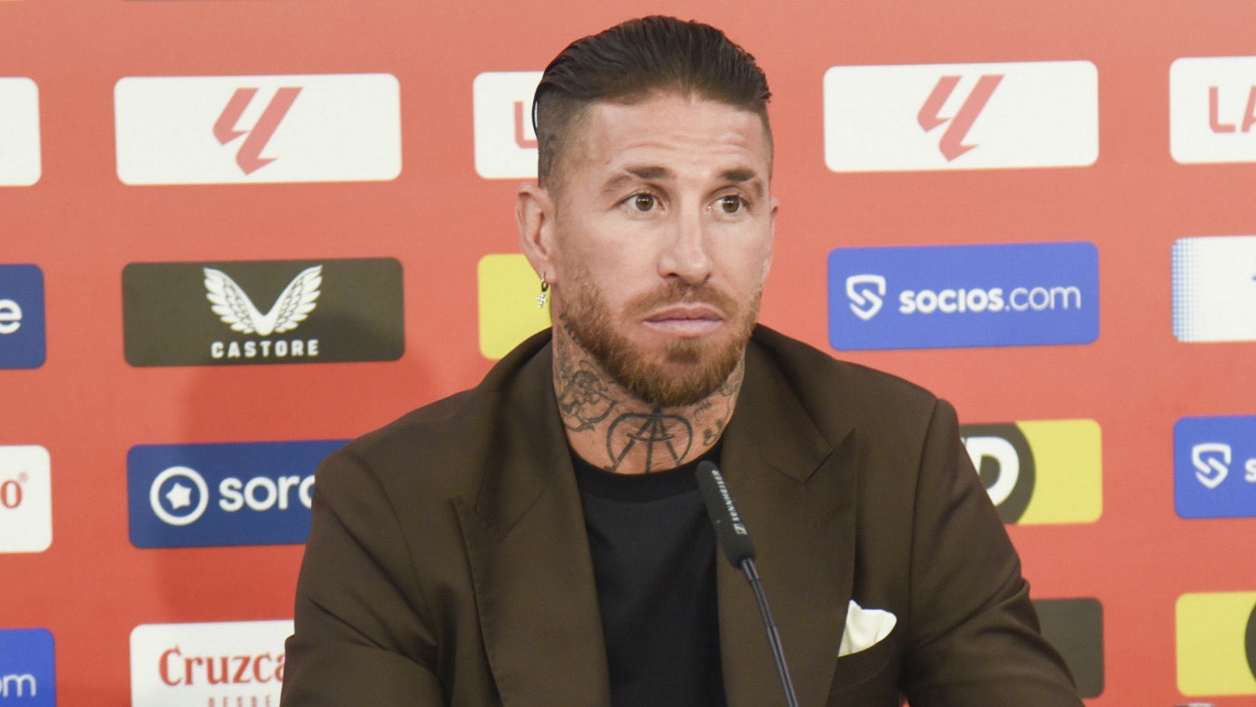 Sergio Ramos en una presentación. (Foto: Gtres)