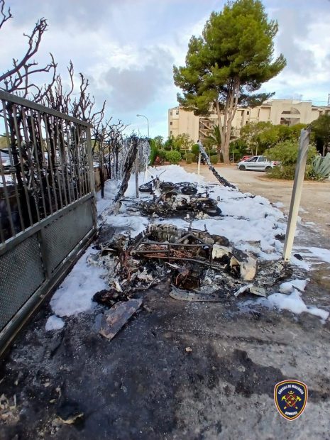 incendio Las Palmeras
