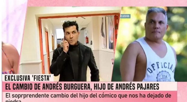 andres burguera, andres pajares, cambio fisico andres burguera,