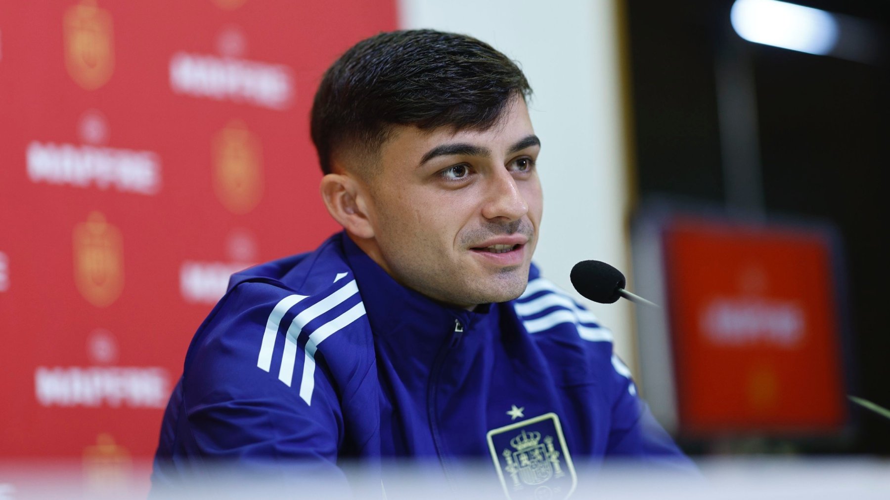 Pedri González, con la selección española. (EFE)