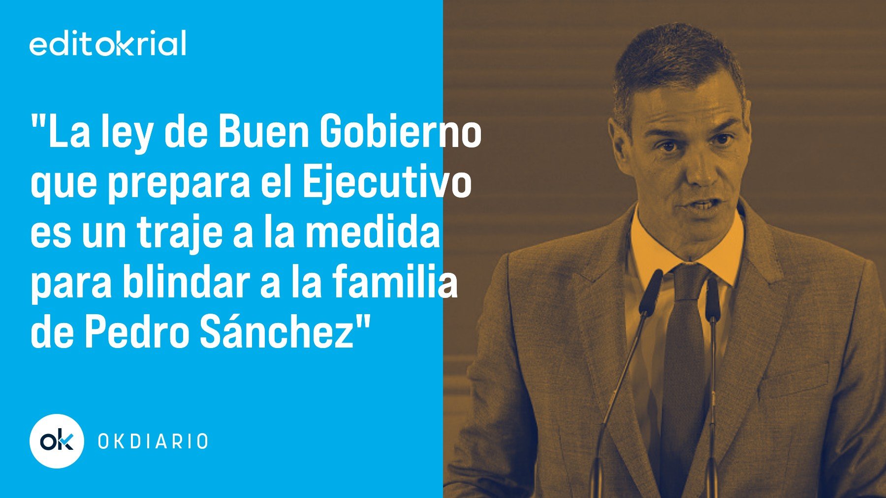 Pedro Sánchez: mi familia no se toca