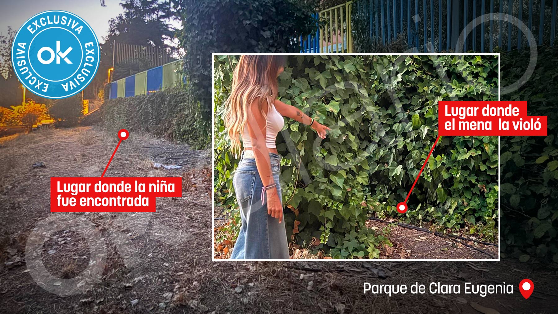 Éstas son las imágenes del lugar en el que el mena marroquí violó a la niña de 14 años en Hortaleza