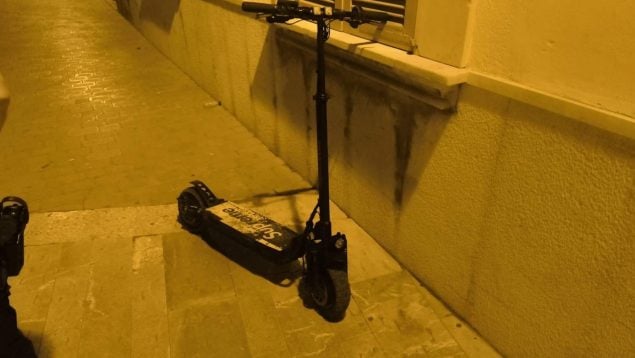 Patinete eléctrico Alcúdia accidente