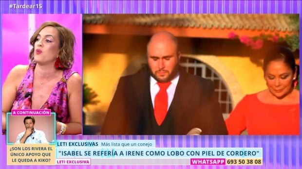 Leticia Requejo confirma qué piensa Isabel Pantoja de Irene Rosales. (Mediaset)