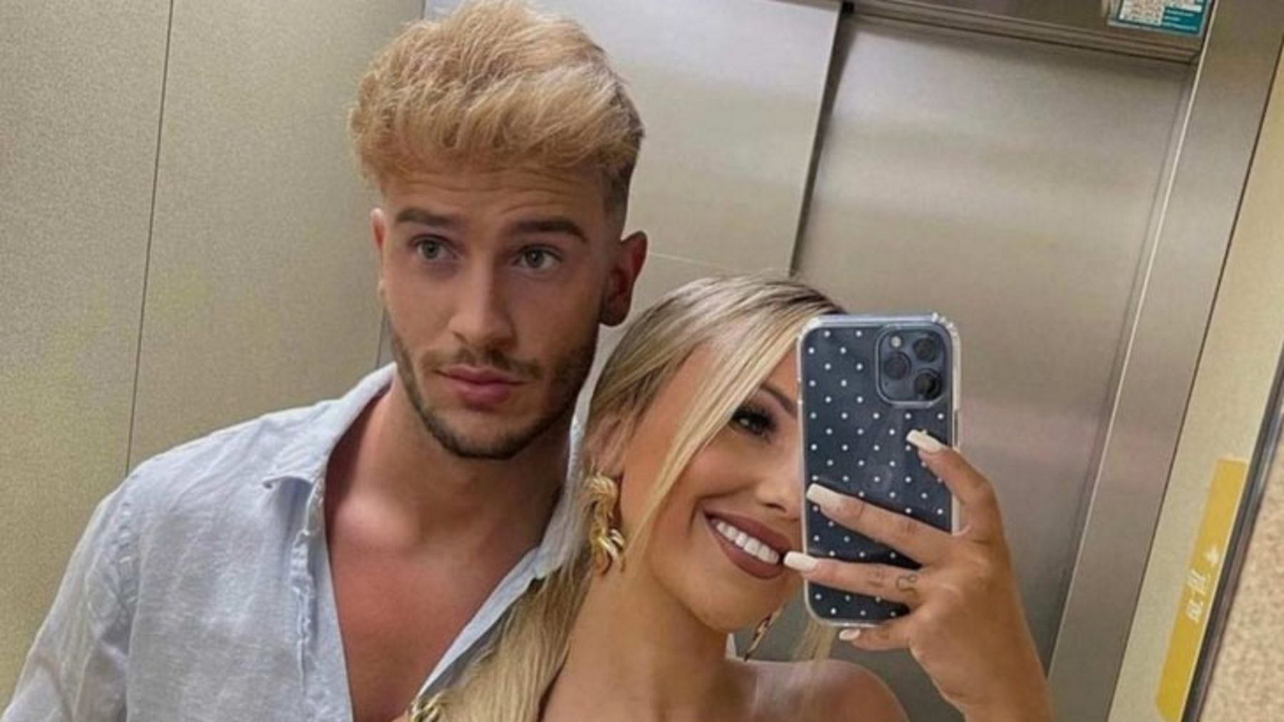 María Aguilar con David Vaquero. (Foto: Instagram)