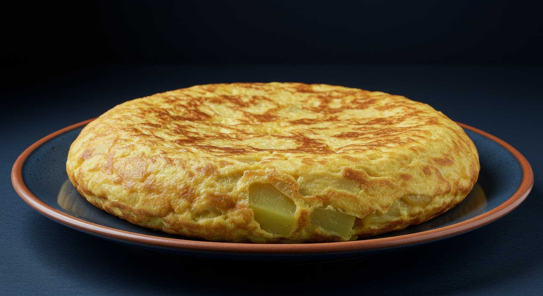 Tortilla de berenjenas.