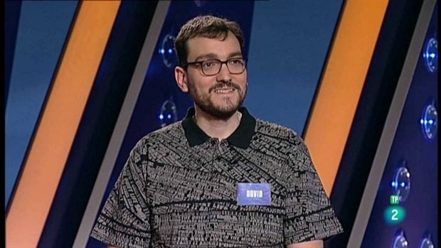 David Díaz, concursante de Saber y Ganar (RTVE).
