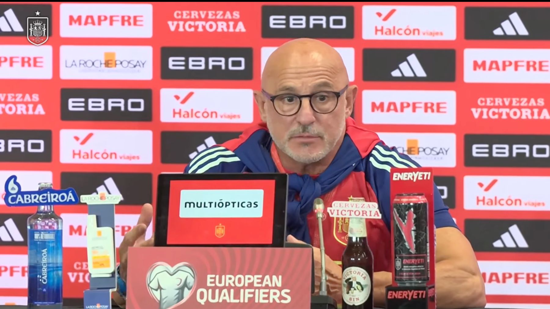 De la Fuente: «Estoy orgulloso de tener a Morata con España»